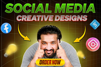 design engaging facebook post,instagram post and social media ads post