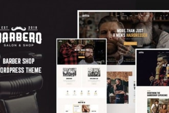 create barbershop, yoga appointment wordpress website