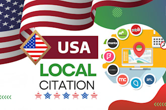 do 350 USA local citations and directory submission for local SEO
