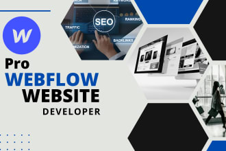 redesign or develop stunning webflow website