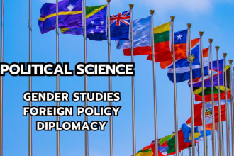 do political science gender studies, global politics foreign policy diplomacy