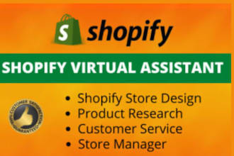 be your shopify virtual assistant