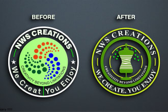 design redesign edit create or modify your logo