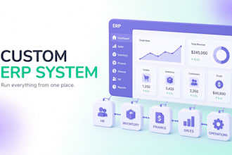 build a custom erp system