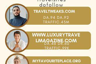 provide premium travel sites guest post