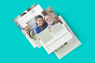 design a professional medical, healthcare or hospital flyer