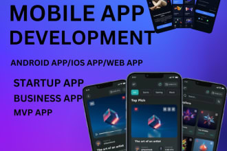 build flutter app, flutterflow app, design mobile app,mobile app development