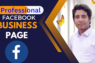 create a professional facebook business page, fan page setup