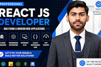 fix react js bugs and errors in your web application