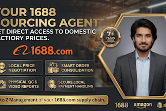 be your 1688 sourcing agent and china product sourcing expert
