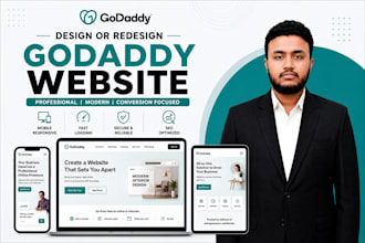 design godaddy website redesign godaddy website design develop godaddy