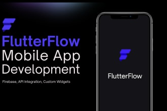 be your flutterflow mobile app developer, figma to flutterflow developer