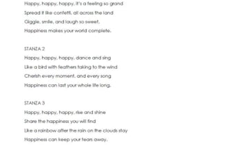 write kids rhymes with easy vocab