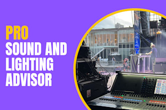 help you with your live audio setup and stage lighting design
