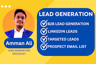 do targeted b2b linkedin lead generation and prospect email list