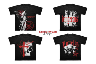 design streetwear t shirt for your clothing brand