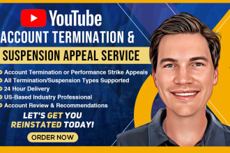 write youtube channel termination appeal letter, account appeal demonetization