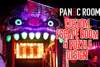 design bespoke escape room concepts, puzzles and gameplay