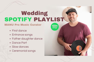custom wedding music playlist  wedding dj