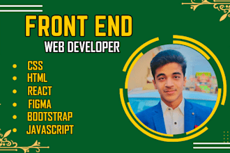 be your html css javascript bootstrap developer