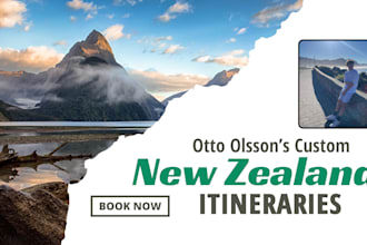 create an amazing travel itinerary for your new zealand trip