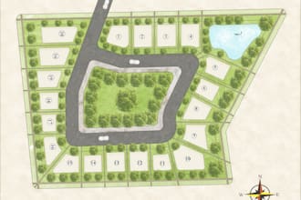 do site map drafting and realistic render with details information