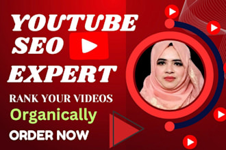 do youtube video SEO expert for first ranking