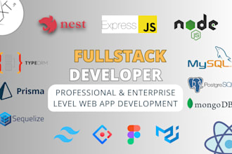 be your full stack react js, next js, node js developer
