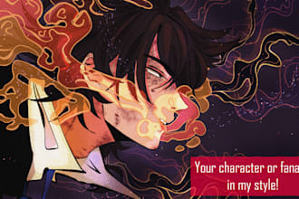 draw your characters or fanarts in my style