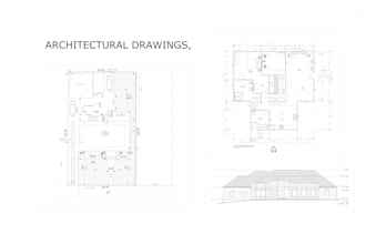 do your architectural drawings and floor plans for permit