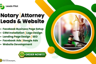 notary website attorney website notary leads notary landing page