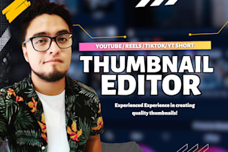 your trusted youtube thumbnail designer