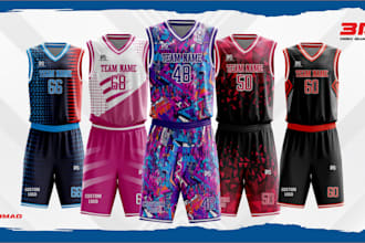 design custom 3d sports and fitness apparel mockups