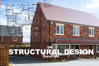 do structural design for UK house extension and loft conversions