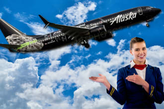 create an airplane wrap   on all kind of models in vector form