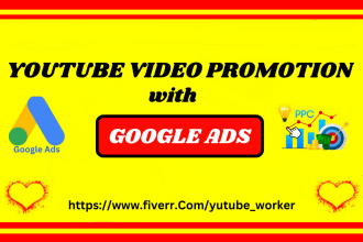 do fast organic youtube video promotion with google ads