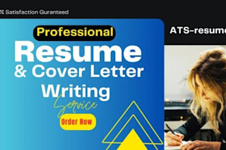 provide professional ats resume writing, resume and cover letter