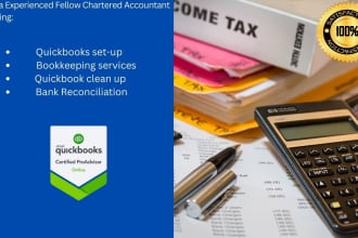setup, update and maintain your books in quickbooks online