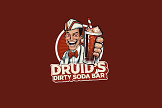 druid dirty soda bar logo