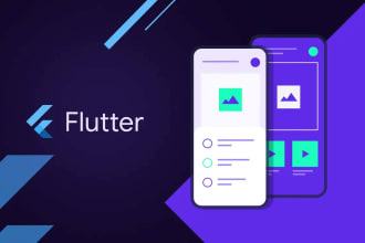 make you an sleek designed flutter app