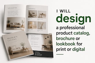 design a catalog, lookbook
