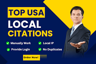do USA local citations to boost google map rankings for local SEO