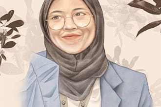 create self potrait, portrait illustration, self photo
