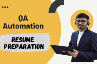 write QA automation resume