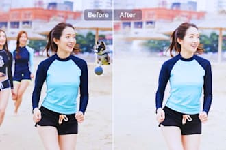 remove objects and people from the picture