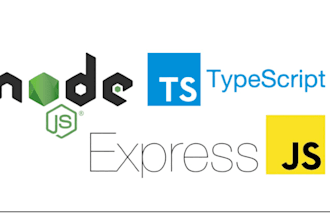 develop node js typescript and javascript backend, API integrations