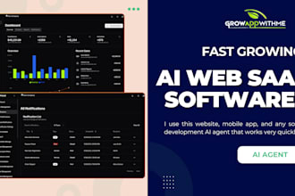 develop ai agent mobile app or website ai saas app ai chatbot ai software