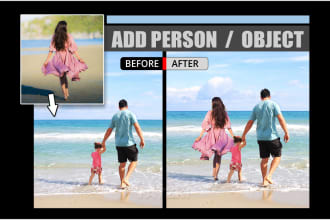 add person in picture or insert object to the photo