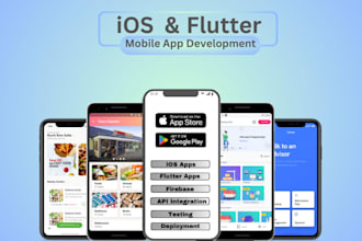 develop apps for ios native and flutter