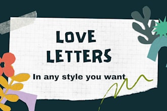 write professionally crafted love letters
